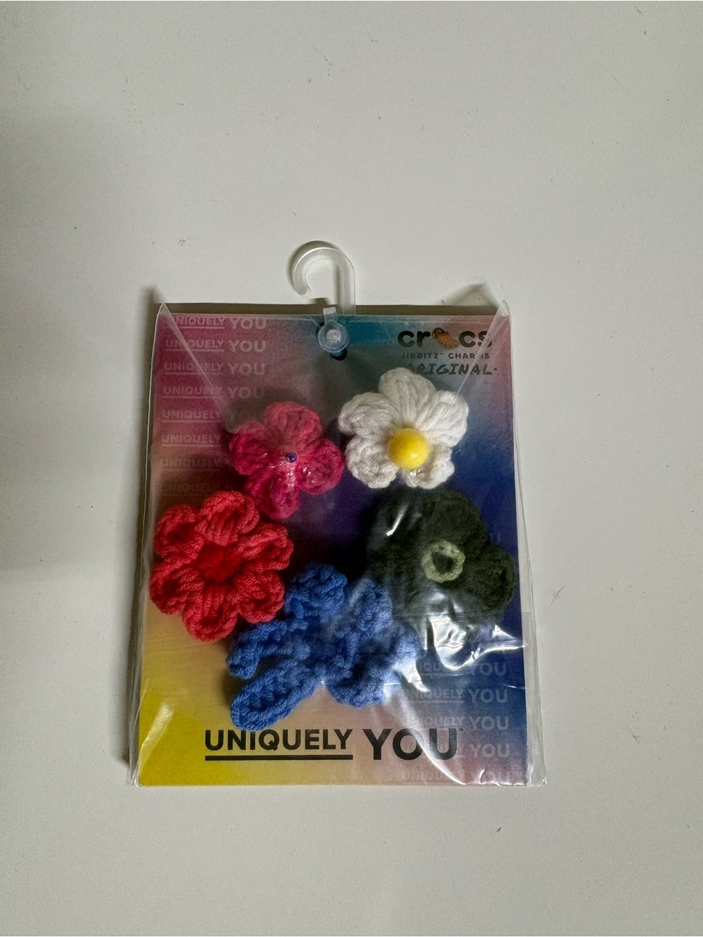 NIB Croc Jibbitz Crocheted Flowers